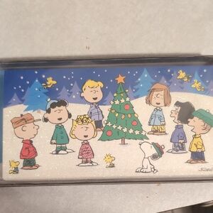 Hallmark Peanuts Holiday Card Set with Blue and Green Design